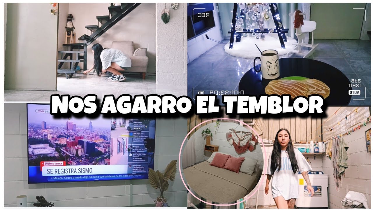 TEMBLOR EN VIVO 😵‍💫⚠️ NO SABÍA QUE HACER | ME DIO MUCHO ASCO | DÍA PRODUCTIVO ✅ | VLOGMAS