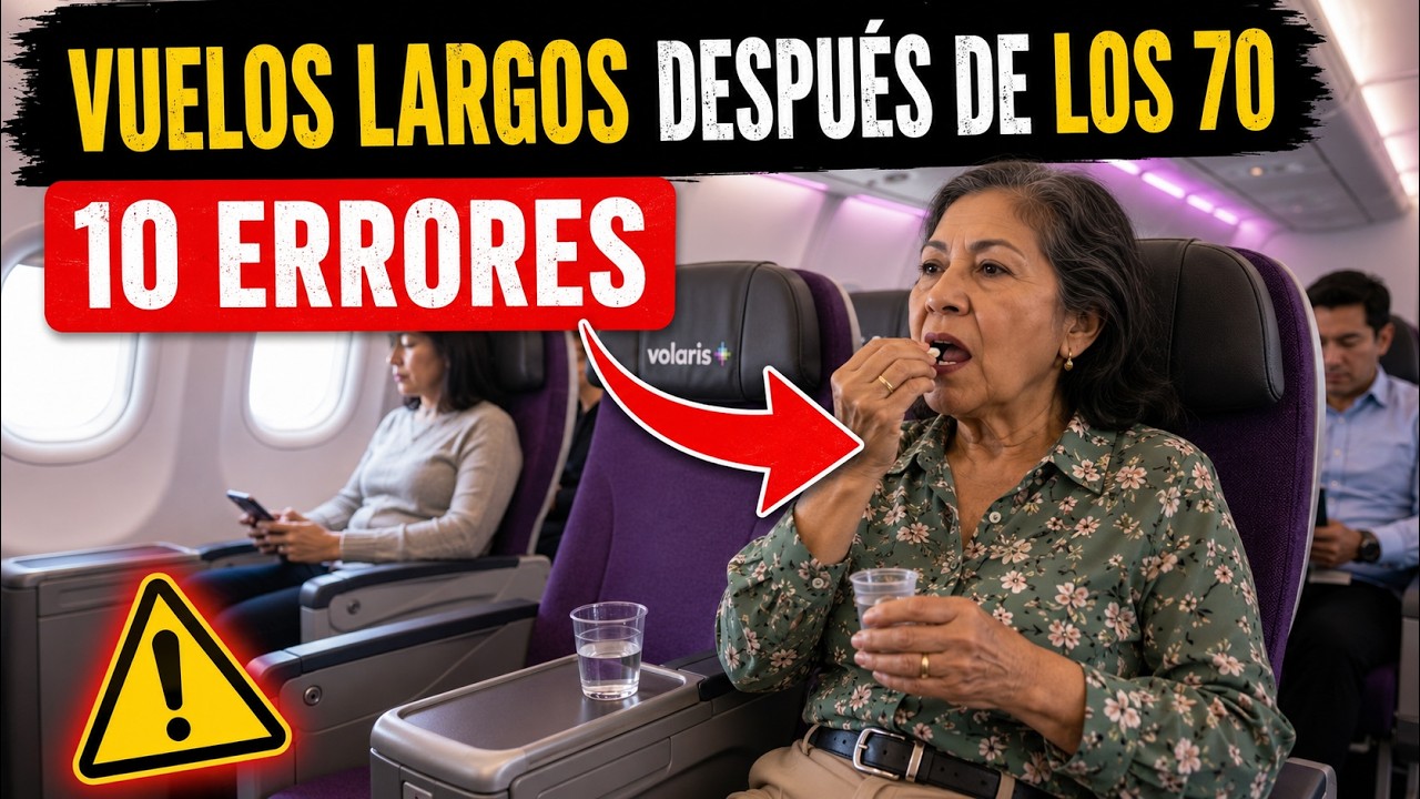 10 Reglas para Vuelos Largos que Viajeros 60+ Nunca deben Ignorar | Consejos de Viaje
