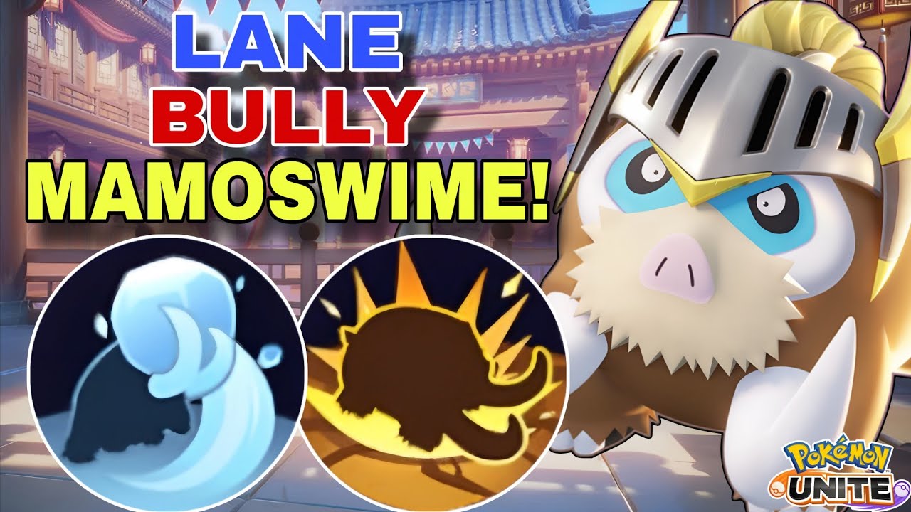 MAMOSWINE Just Bullies Everyone in Lane with This Build! | Pokemon Unite
