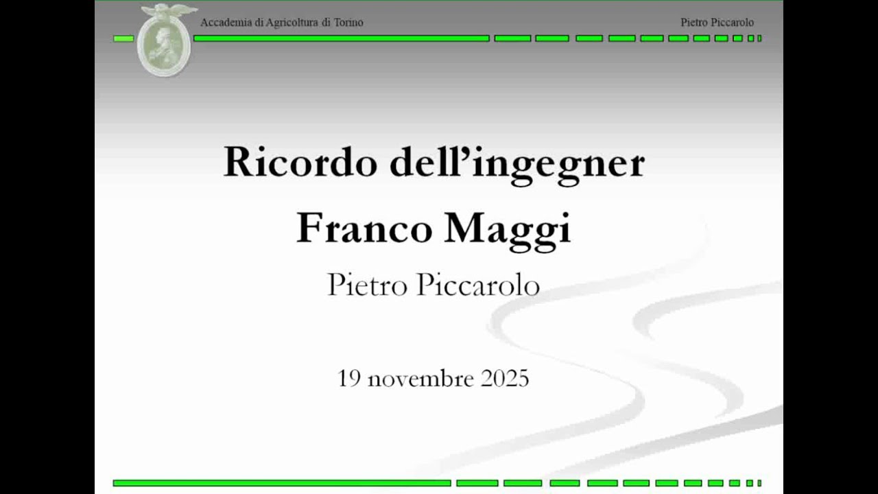 Commemorazione di Franco Maggi