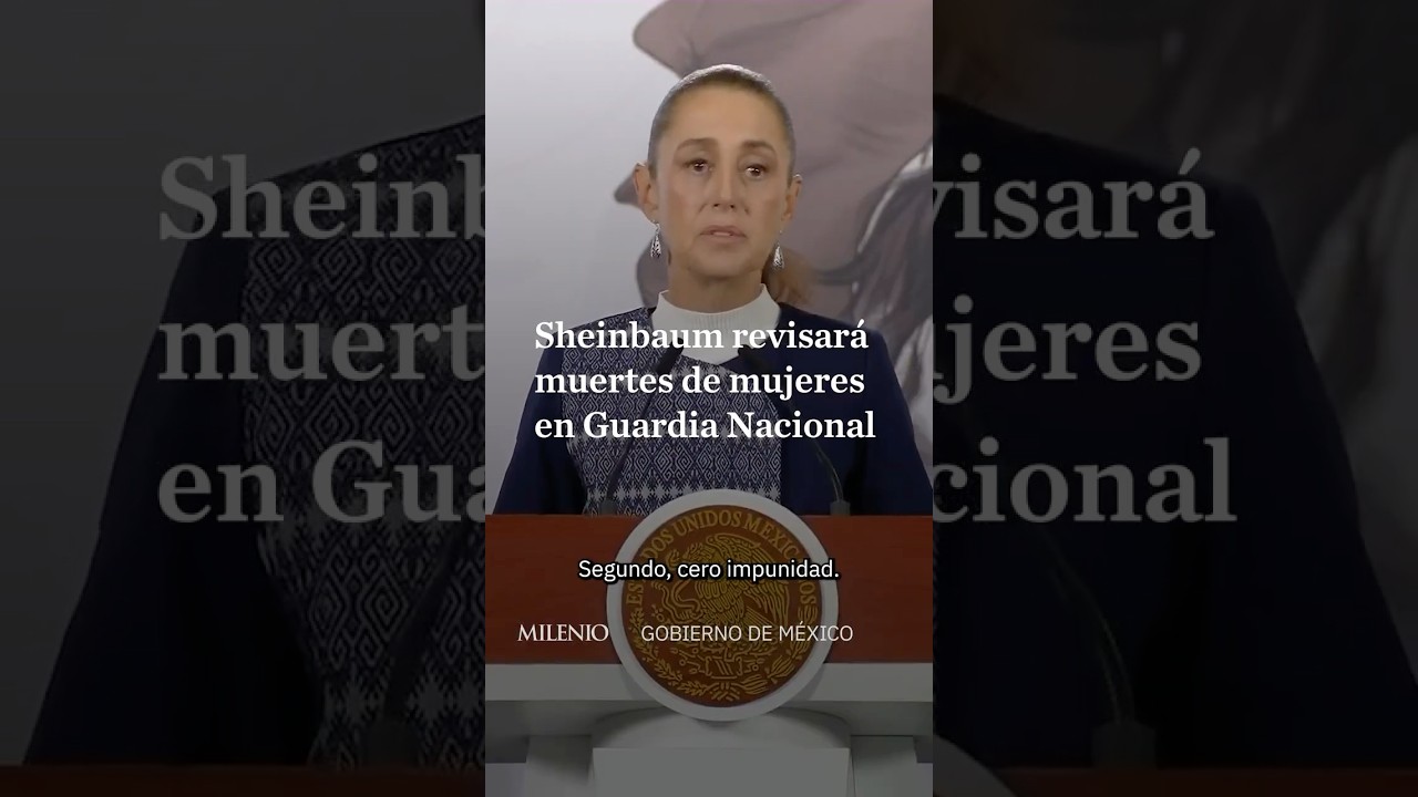 Sheinbaum promete cero impunidad en muertes de mujeres en fuerzas armadas