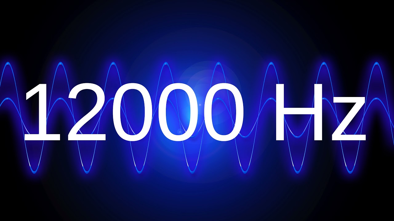 12000 Hz clean pure sine wave TEST TONE 12 khz frequency