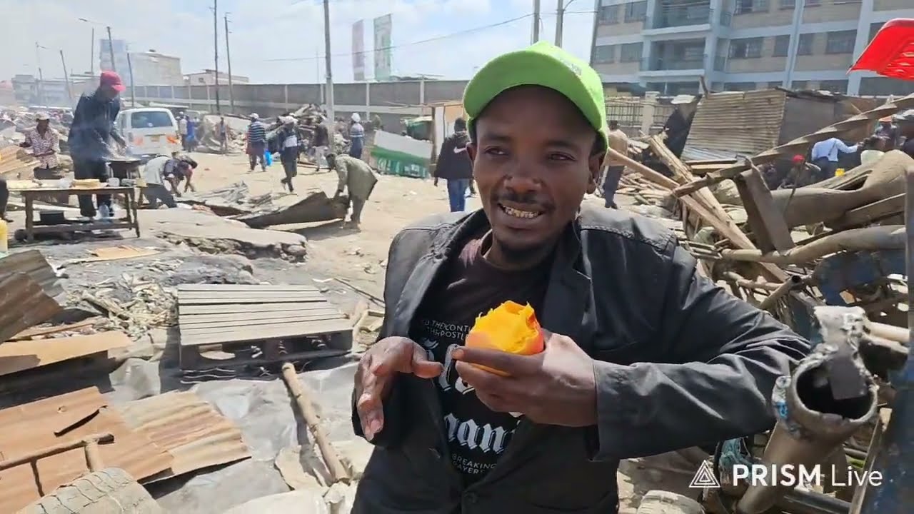 GITHURAI IS BURNING AFTER DEMOLITION 