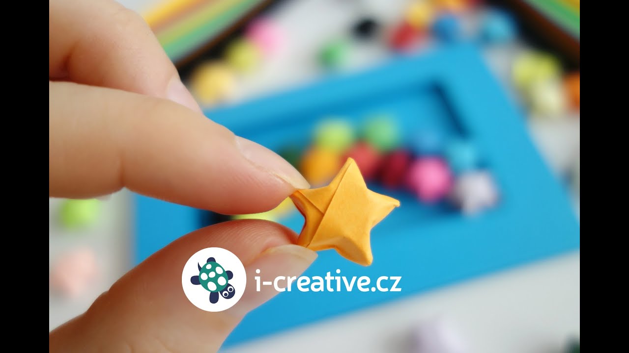 Mini origami hvězdičky - návod