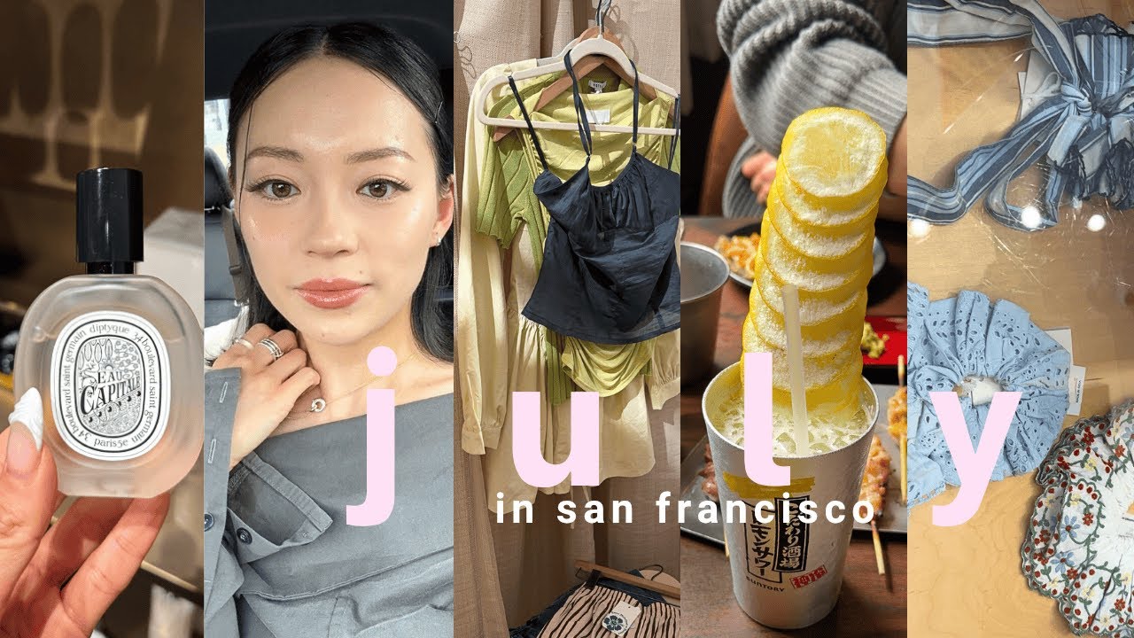 july in San Francisco ✿ matcha, fillmore jazz festival, trying new restaurants, & home decor