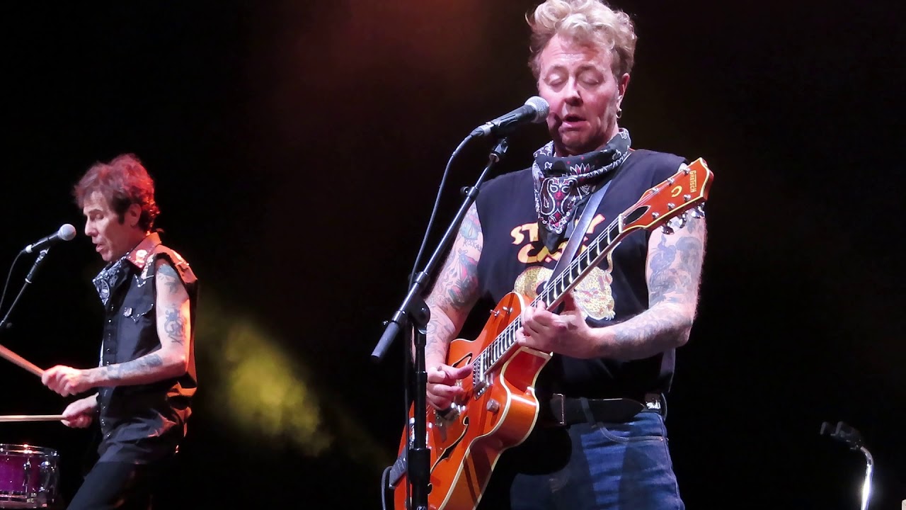 The Stray Cats - 'Rock This Town' live [27 June 2019] Hammersmith Apollo London