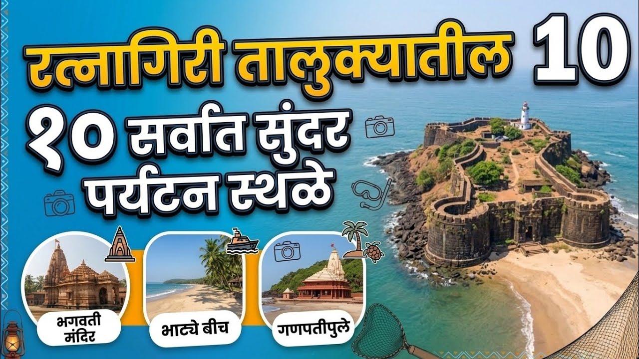 रत्नागिरी तालुक्यातील सर्वात सुंदर 10 पर्यटन स्थळे||Most Beautiful Tourist Places in Ratnagiri