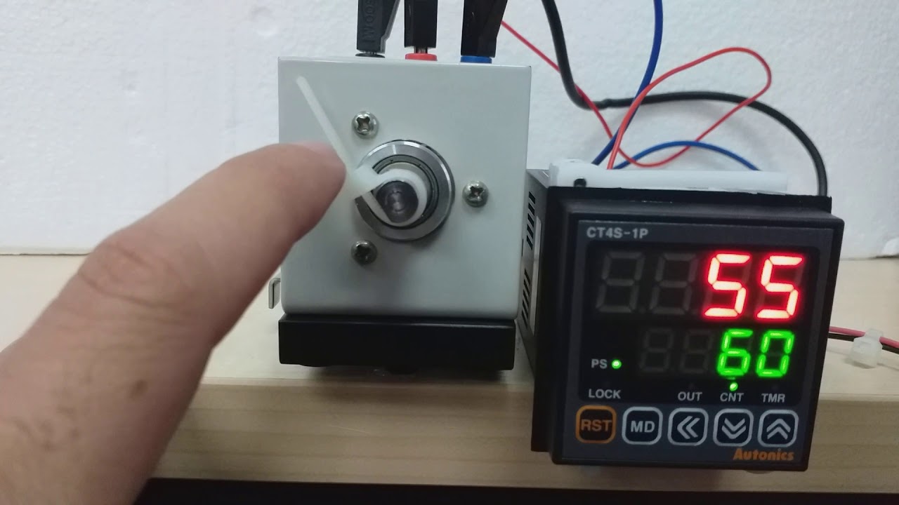 AUTONICS ENCODER   RESOLUTION OR PULSE  & PRESCALE DESIRE  SETTING