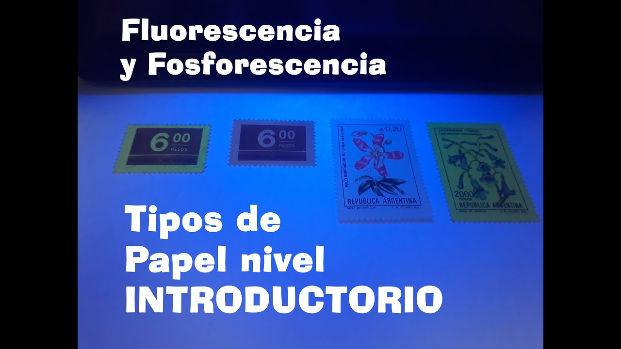 Cómo identificar la Fluorescencia, Fosforescencia y tipos de papel - Nivel INTRODUCTORIO.