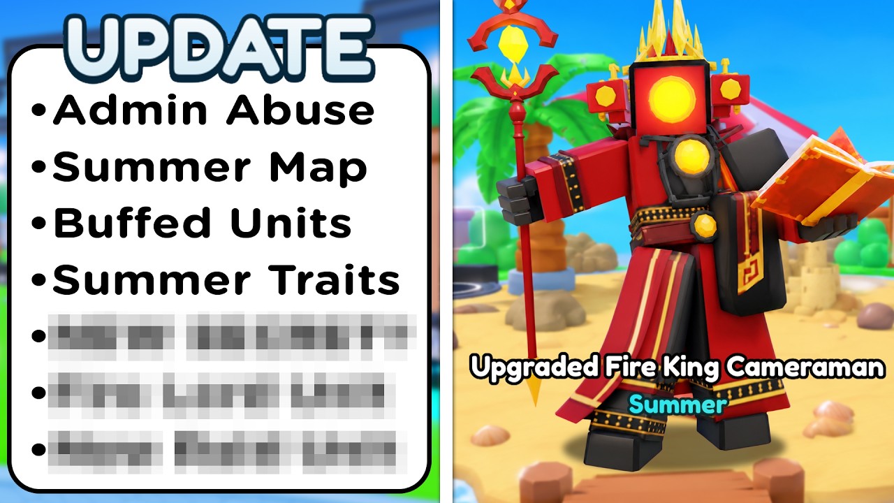 DEVS Added SUMMER EVENT + ADMIN ABUSE! (Skibidi Masters Tower Defense)