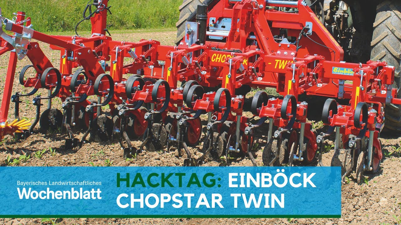Digitale Hacke: Einböck Chopstar Twin mit Row Guard 500 | Landtechnik | Digital Farming