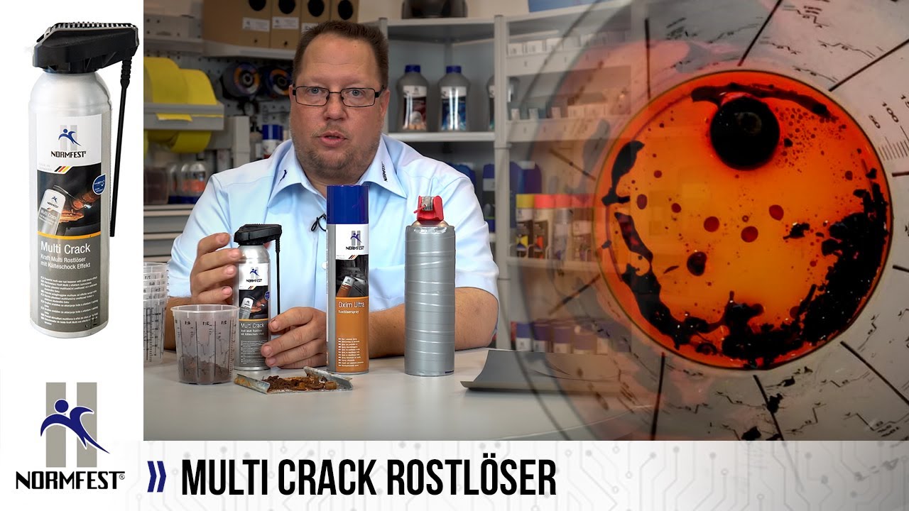 Normfest Multi Crack: Hochleistungs - Rostlöser mit Kälteschock -40°C!