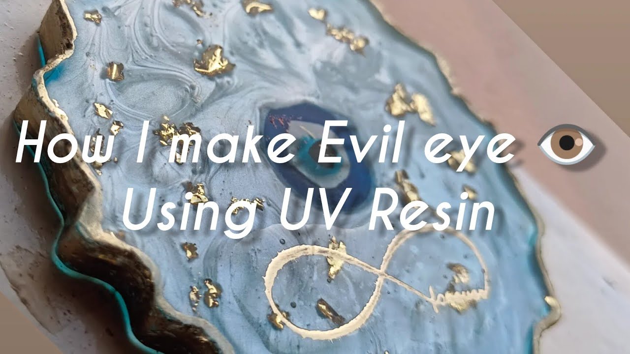 UV Resin Evil eye 👁️ little glimpse of making🎉🎀✨ please subscribe. DM us for orders 🎀