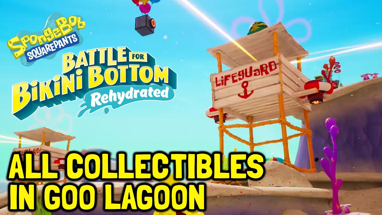 SpongeBob Battle For Bikini Bottom Rehydrated All Collectibles In Goo Lagoon