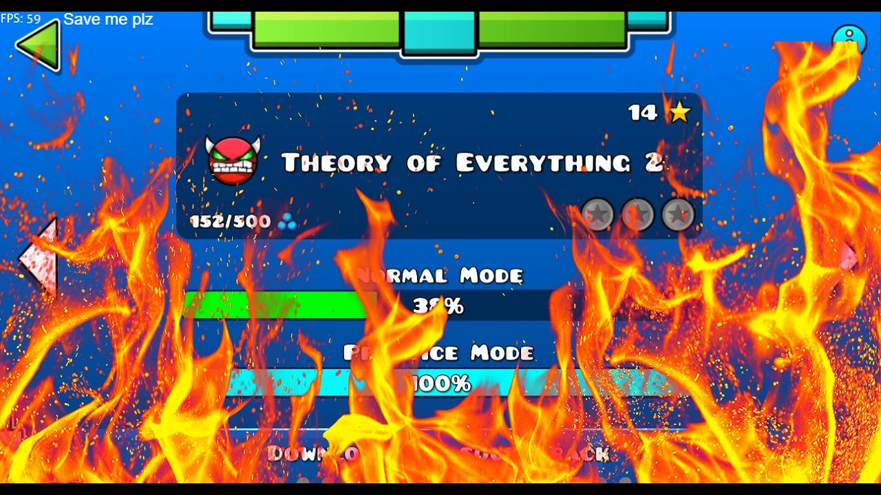Toe2 91% stream 2 ( playing custom levels