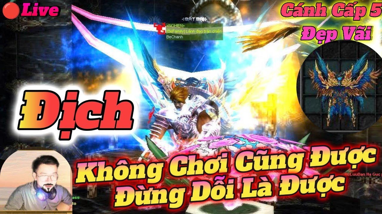 🔴 MU Online: Địch Không Chơi Cũng Được Đừng Dỗi Là Được! - Show Cánh Cấp 5 Siêu VIP| @MuonlineBaGa