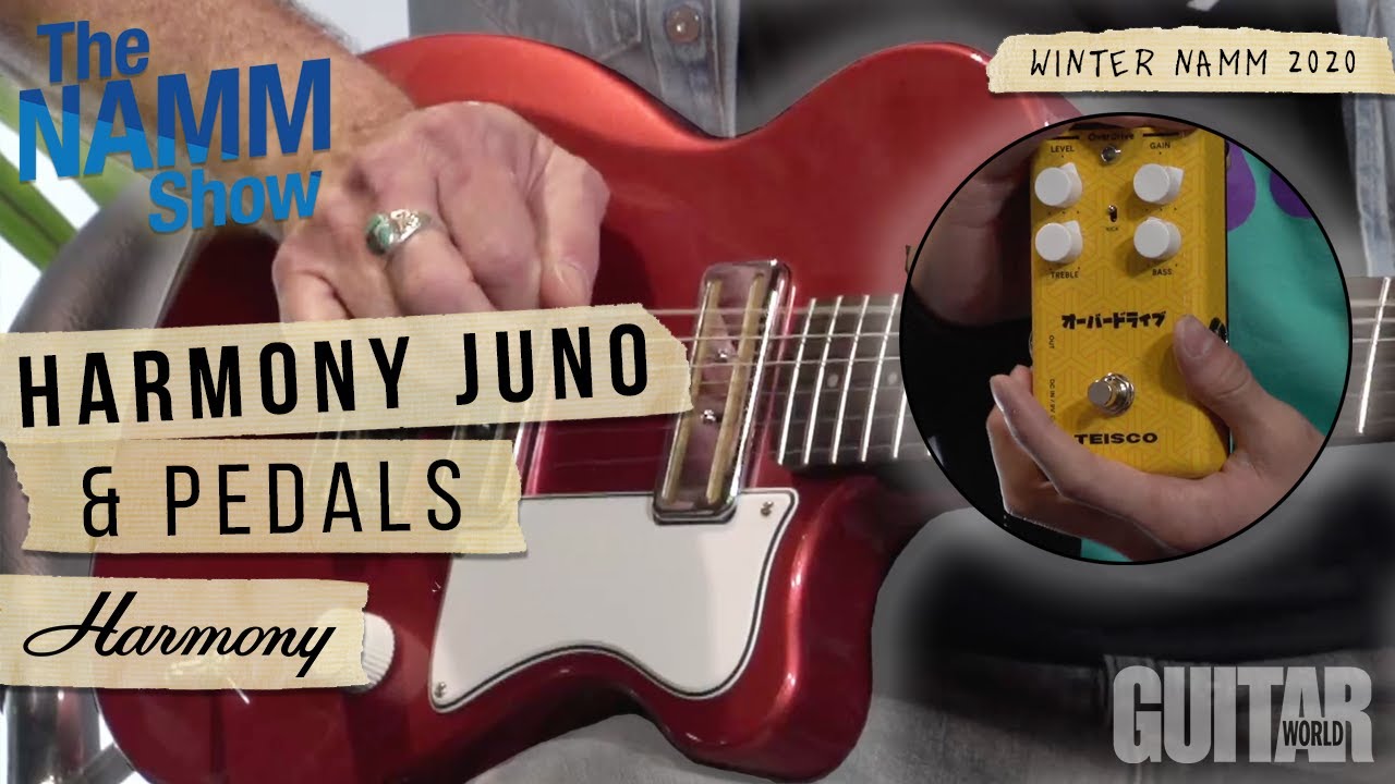 Winter NAMM 2020: Harmony and Teisco Introduce NEW Guitars and Pedals