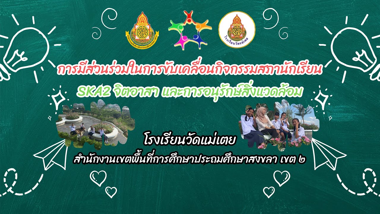 การมีส่วนร่วมในการขับเคลื่อนกิจกรรมสภานักเรียน โรงเรียนวัดแม่เตย