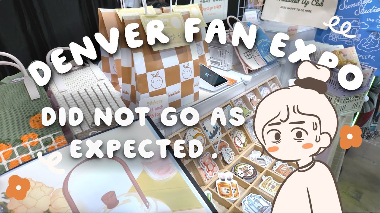 Artist Alley Vlog: Denver Fan Expo ✷  Nothing Went As Expected & Double-Dipping this Weekend