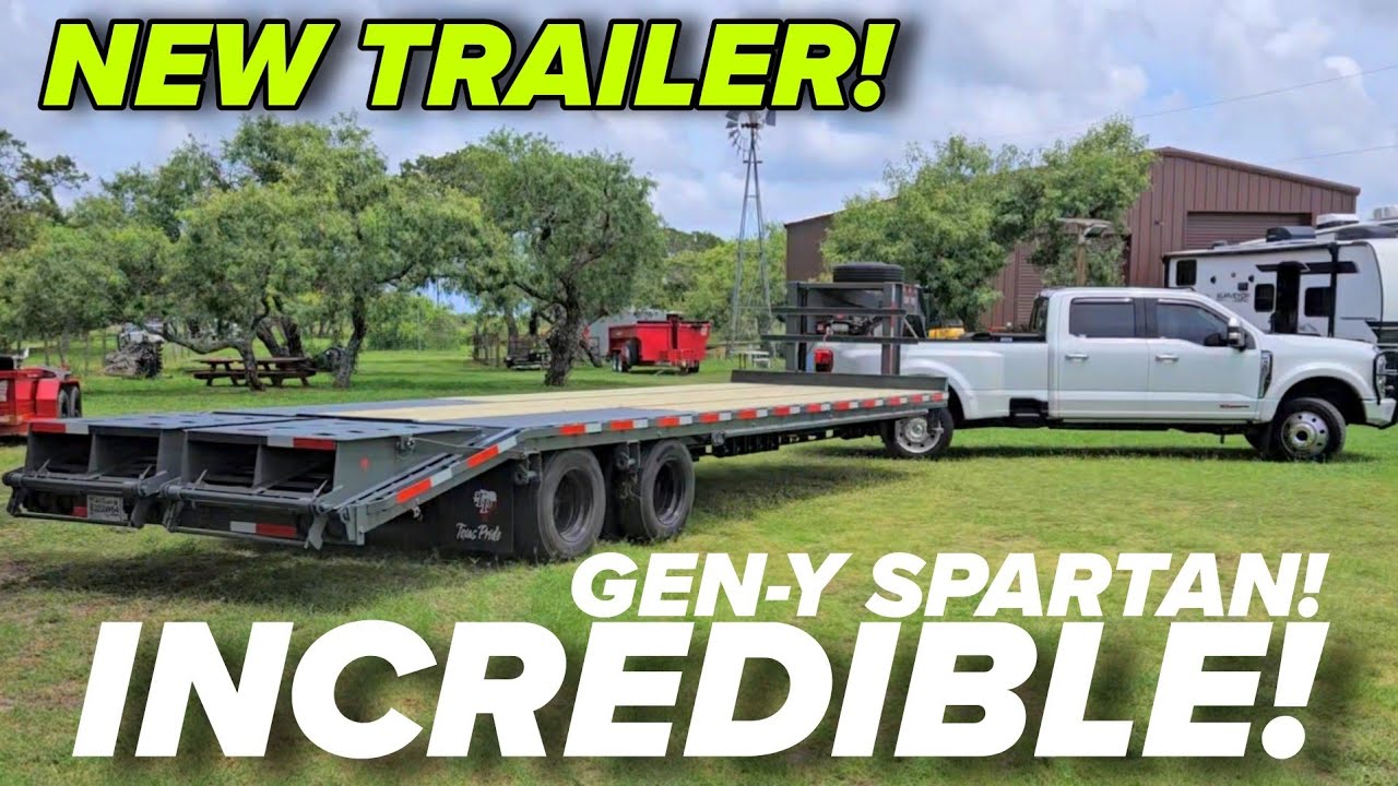 INCREDIBLE GEN-Y COUPLER on the new TEXAS PRIDE TRAILERS 30K Gooseneck!
