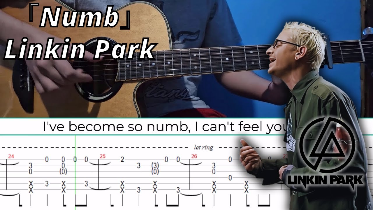 Numb - Linkin Park | Fingerstyle Guitar | TAB + Lyrics + Chords