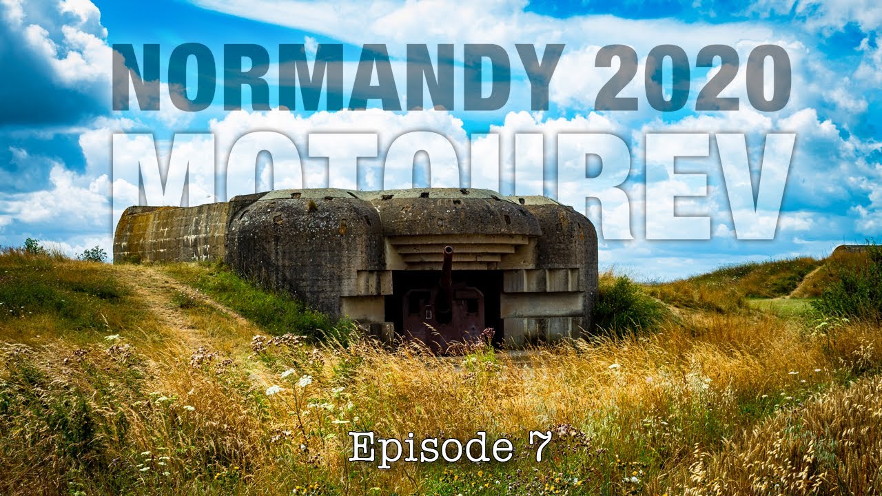 Normandy D-Day Motorcycle Tour : Episode 7 (Longues-Sur-Mer Battery & American Cemetery Normandy)