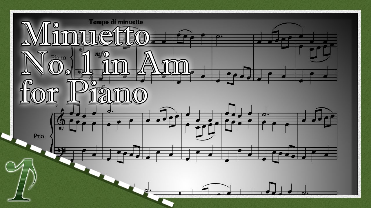 ToryK13 :: Minuetto no. 1 in A minor for Piano - Op. 1