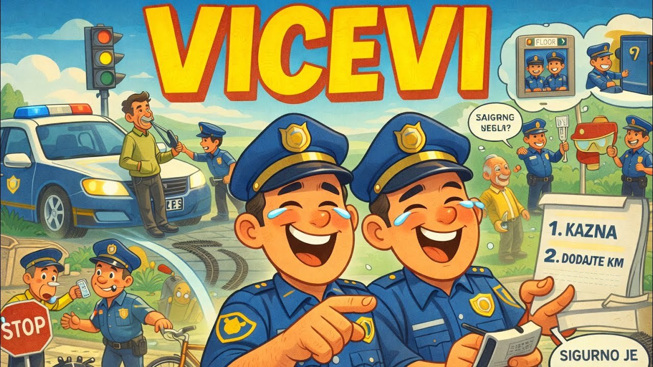 NAJBOLJI VICEVI O POLICAJCIMA - Smijeh, Suze i Ludilo – Najjači Mix 20 Viceva do Sada!
