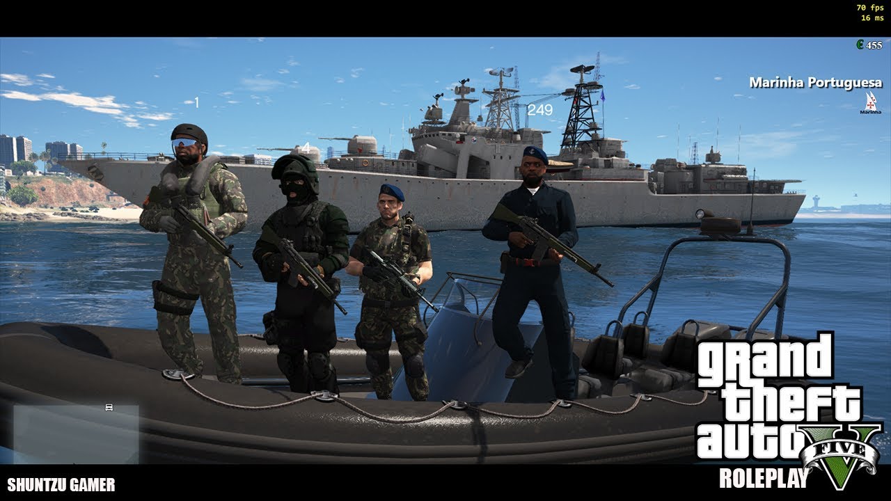 LIVESTREAM #283 👉GTA V ROLEPLAY - MARINHA PORTUGUESA - FORÇA AÉREA - EXERCITO E MUITO BAGULHO