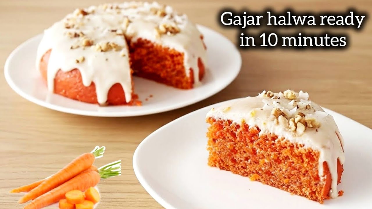 How to make carrot halwa in 10 minutes | New style Gajar halwa recipe easy and quick 