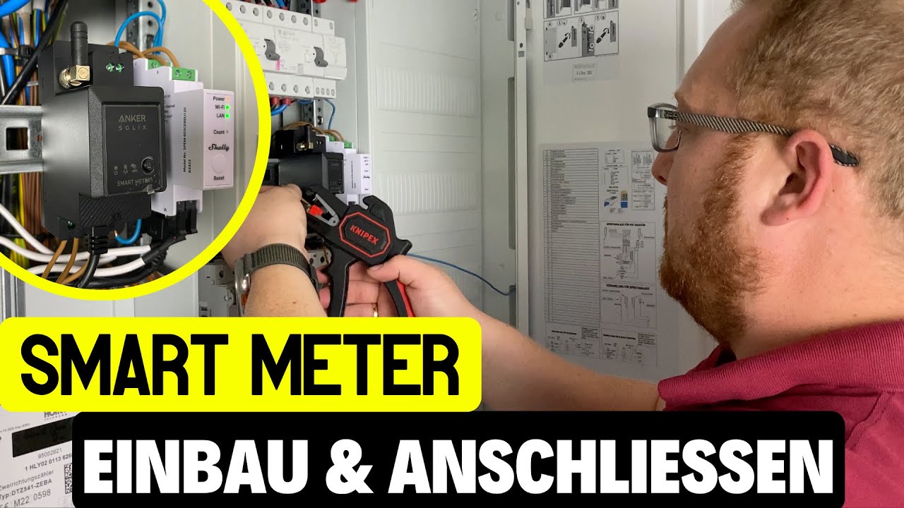 So einfach ! Smart Meter einbauen & anschließen - Anker Solix Solarbank 3 & Solarbank 2