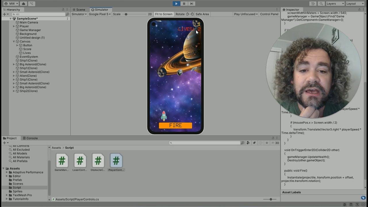 Adding Points & Health to 2D Mobile Unity Game 👾