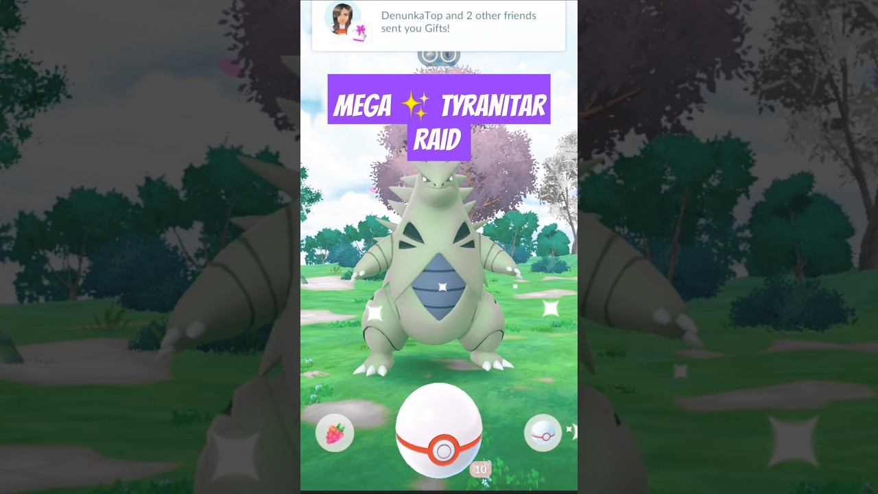 Tyranitar Mega Raid In Pokemon Go