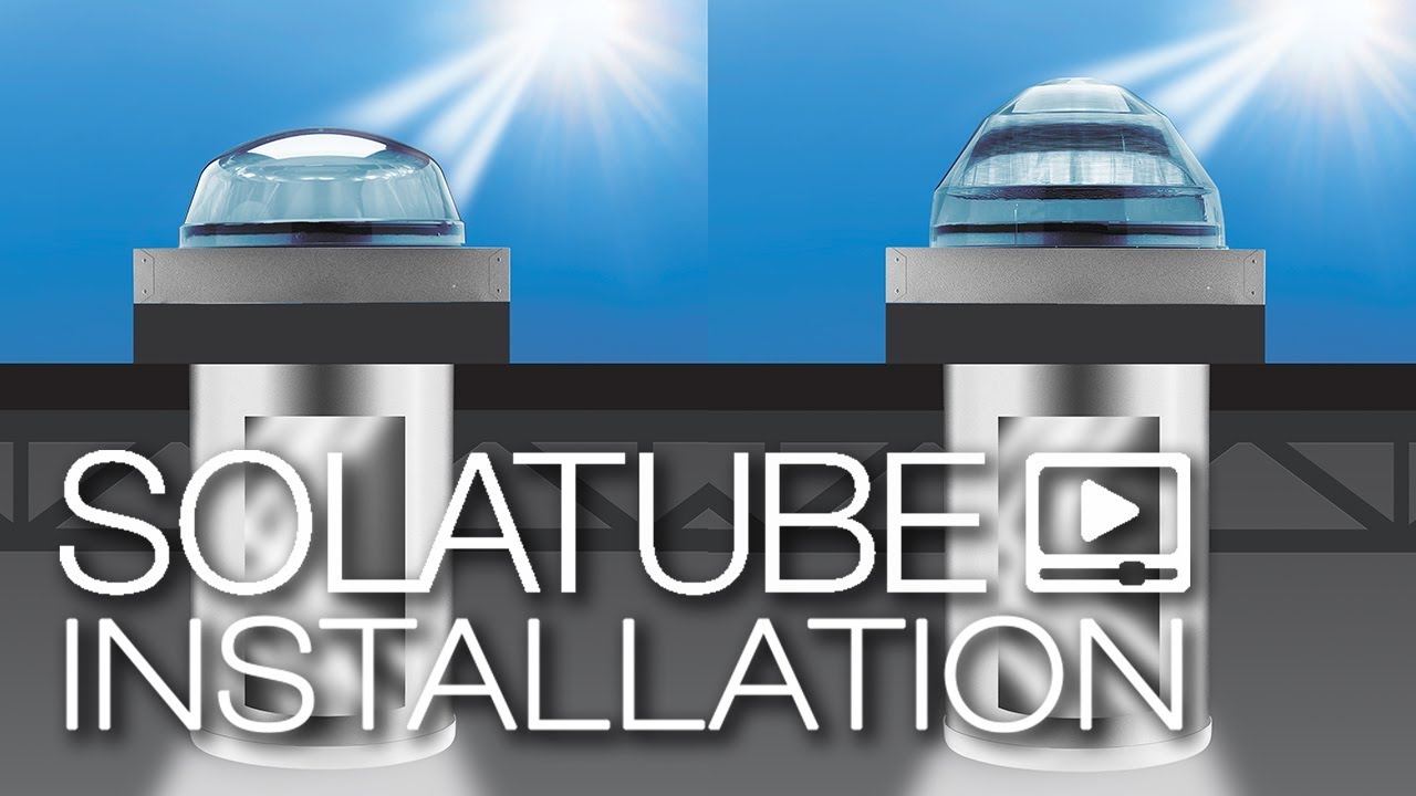 Solatube Installation: SolaMaster 330 DS & 750 DS Open Ceiling