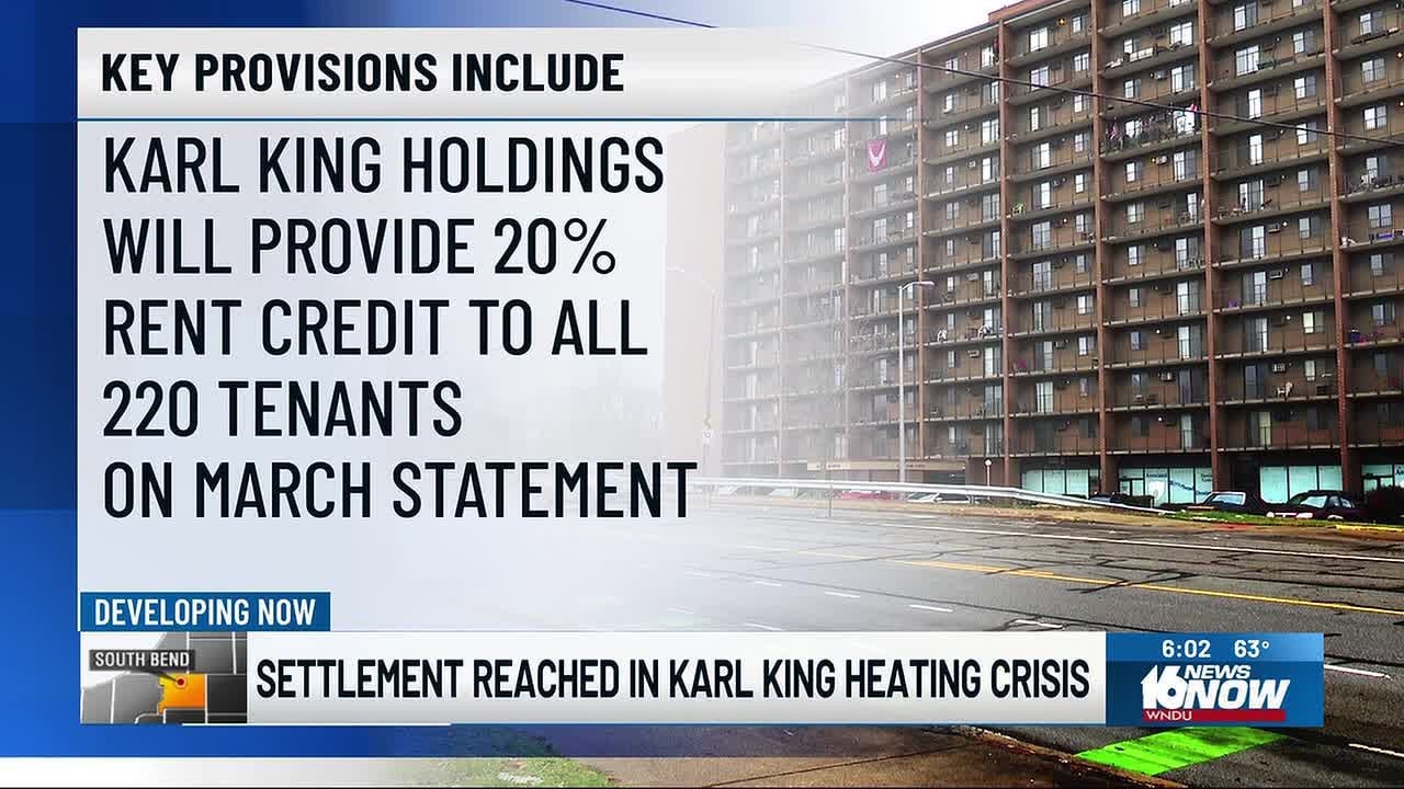 Settlement reached in Karl King Tower heating crisis