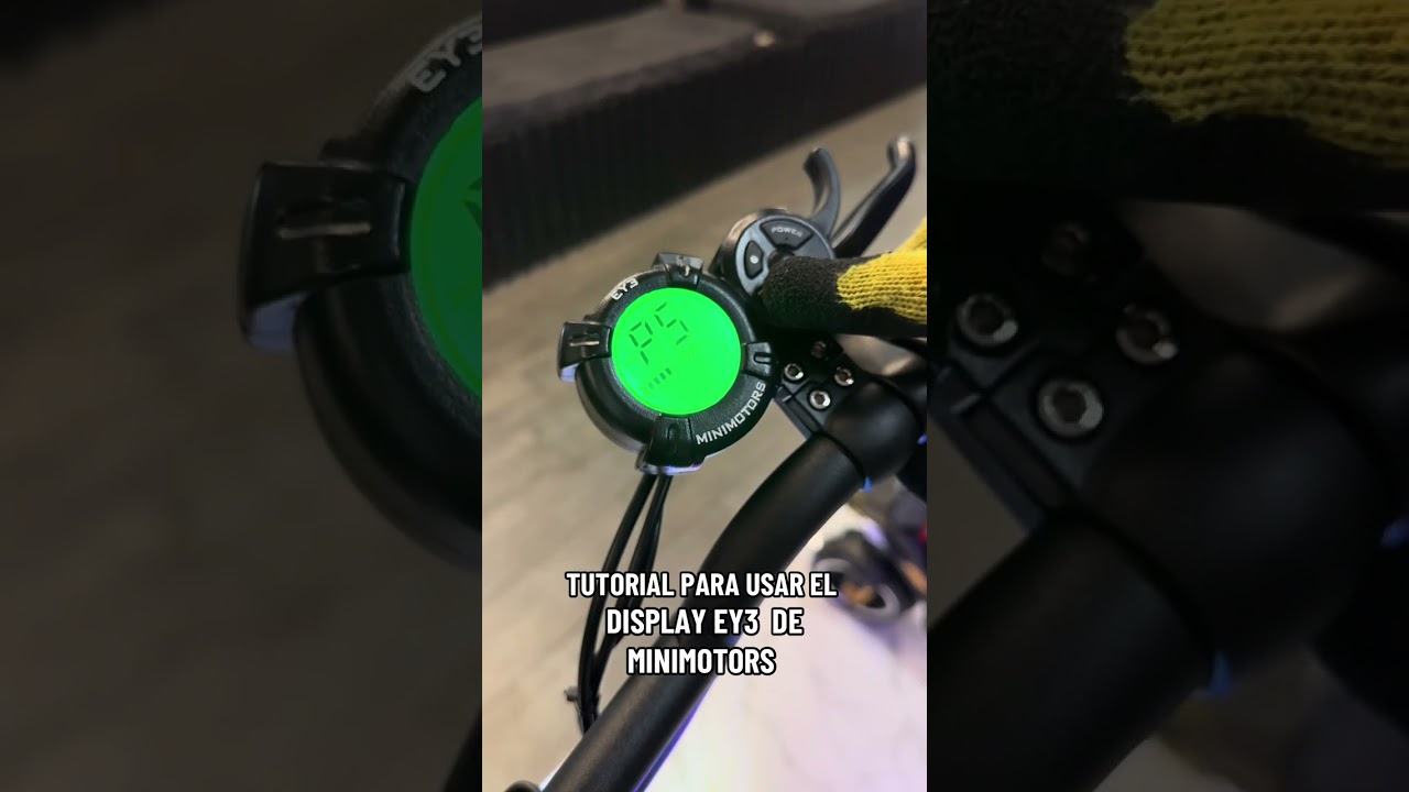 C&oacute;mo Usar el Display EY3 de Minimotors: Gu&iacute;a Completa para Scooter El&eacute;ctrico