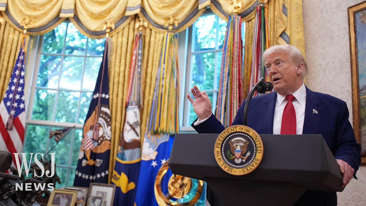 Trump Says Harvard Should Reduce Number of Foreign Students | WSJ News
