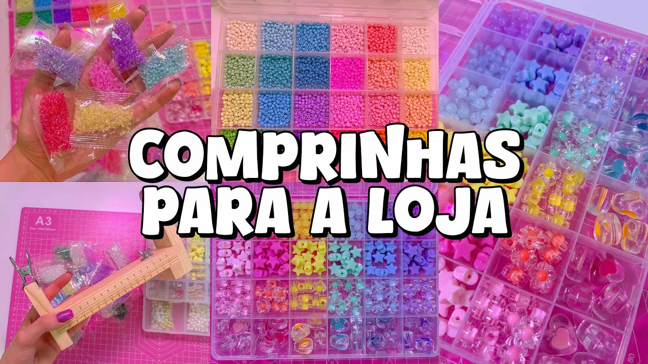 COMPREI 2 KITS + MIÇANGAS PARA MINHA LOJA DE BIJUS😊
