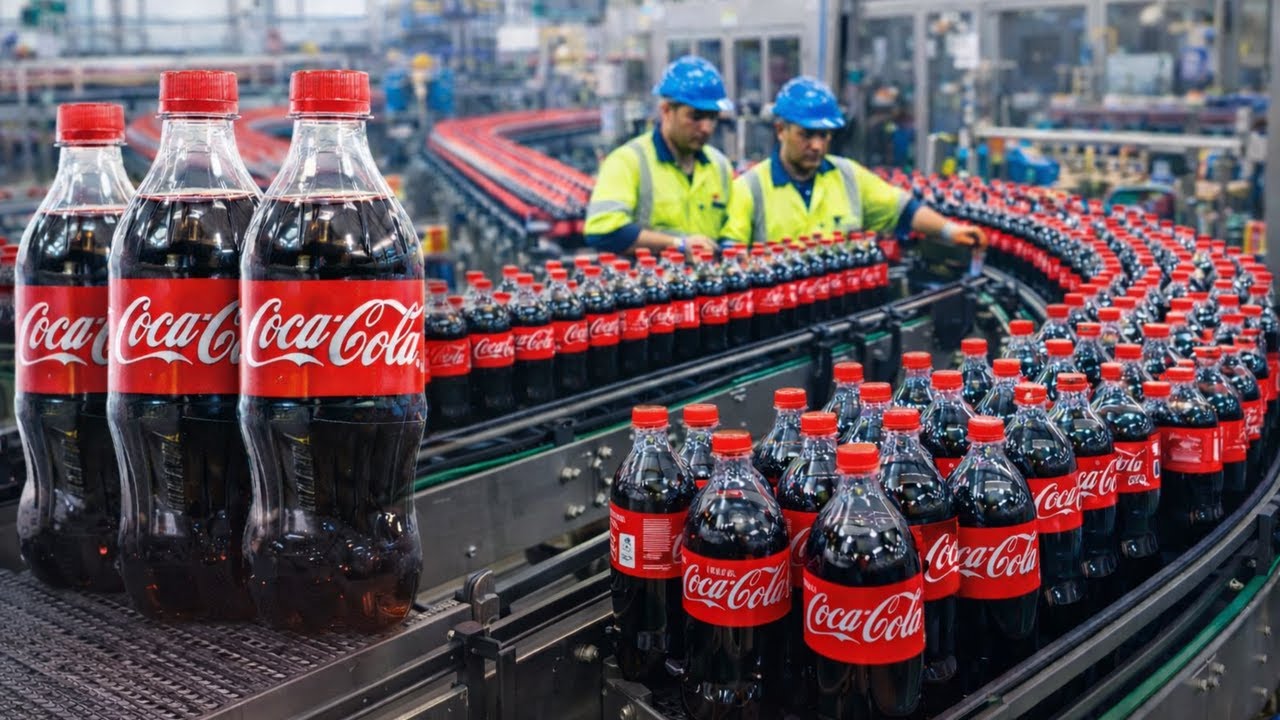 👉 Inside Coca-Cola Production Plant | How Millions of Bottles Are Made Daily