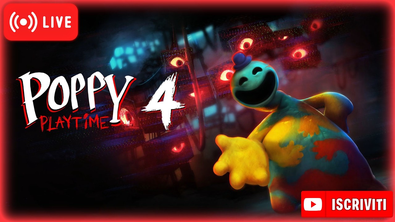 Poppy Playtime Capitolo 4 ITA - #poppyplaytimecapitolo4 #live #streaming