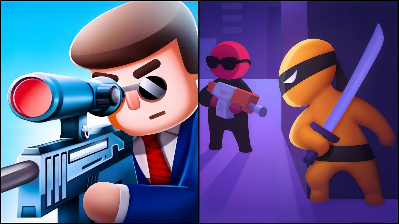 Mr Bullet 3D VS Stealth Master - All Levels SpeedRun Gameplay