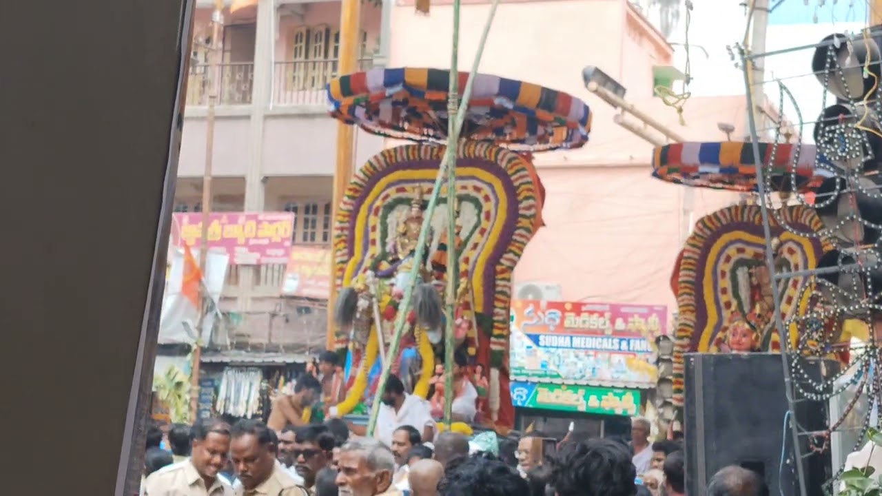 #Srikalahasthi#Sivudu Gangamma Parvathi devi&Sandikeshwar swamy after Teppa Kula utsavam 16/02/2026 