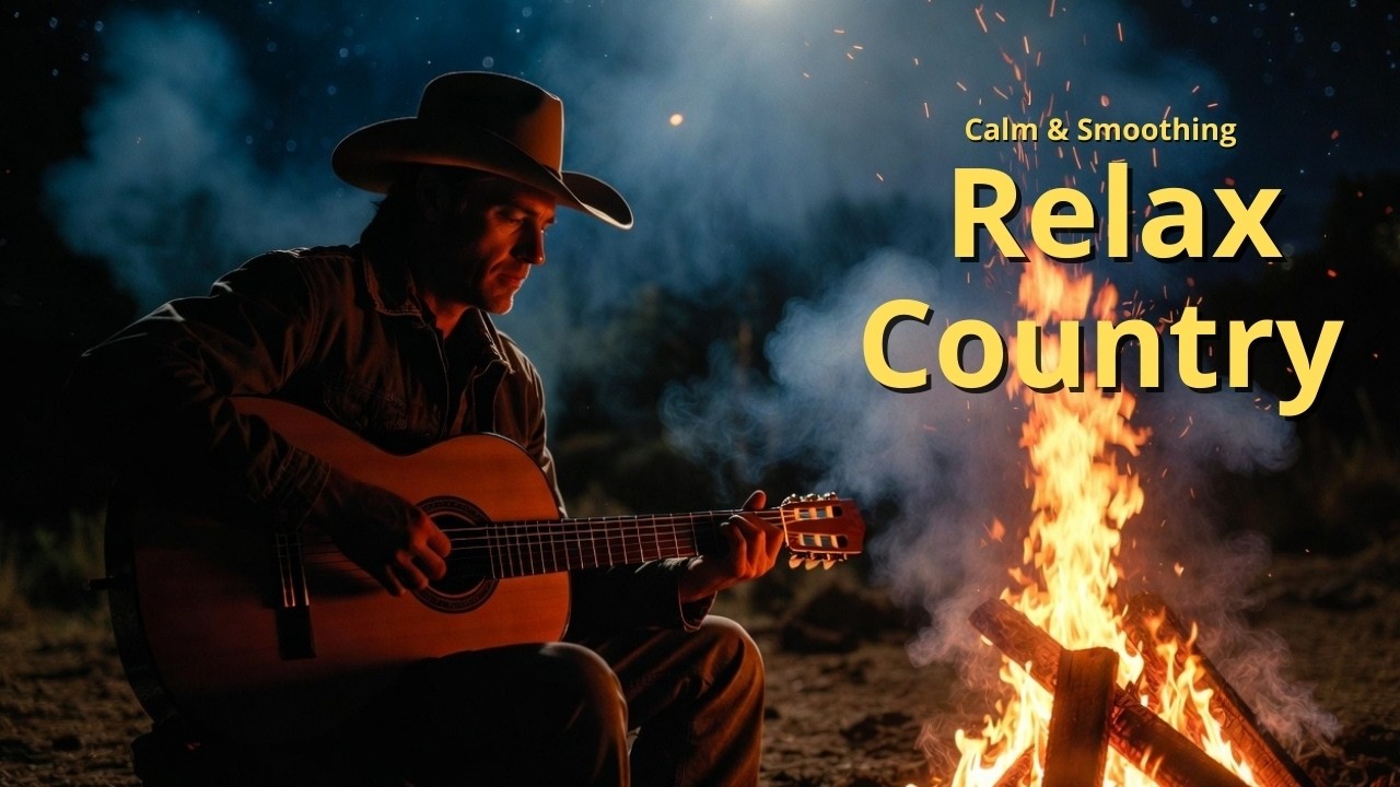 Peaceful Country Music for Stress Relief and Anxiety with Gentle Melodies