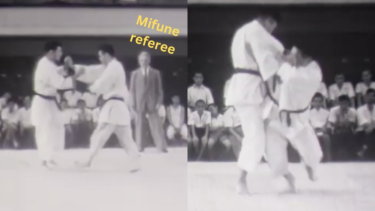 Соревнования Кодокана 1950-х годов демонстрируют НАСТОЯЩЕЕ дзюдо