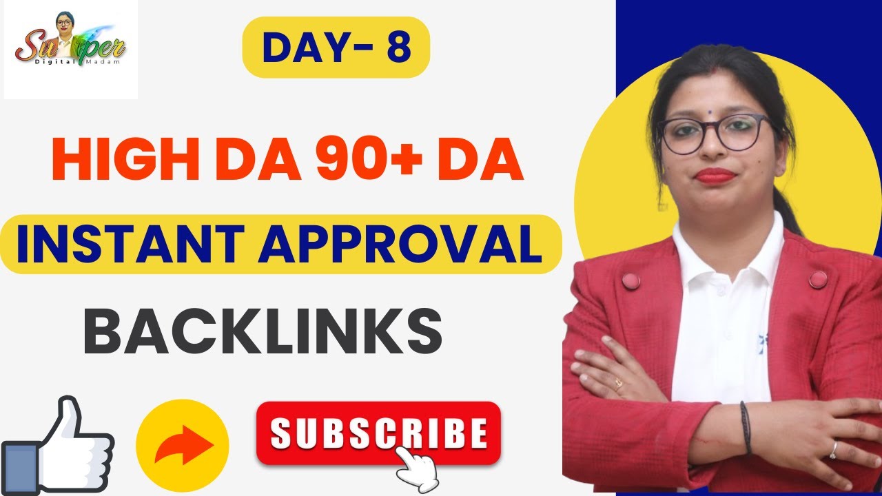 Dofollow Backlinks 100% Free | DAY-8 | How To Create High Quality Backlinks As a Beginner