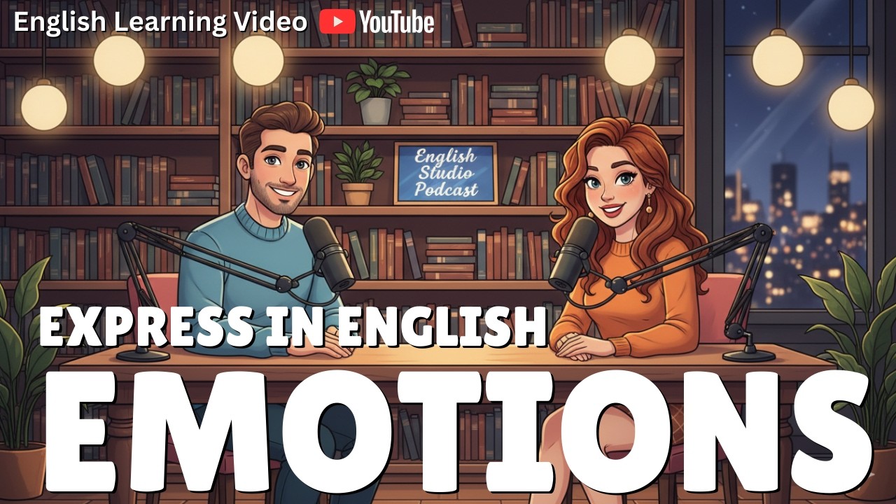 Emotional Vocabulary in English | Speak Your Feelings Clearly | Conversation Practice