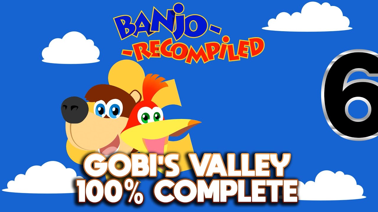 Banjo Kazooie (Recompiled) | Gobi's Valley | Guia 100% | Port Native PC