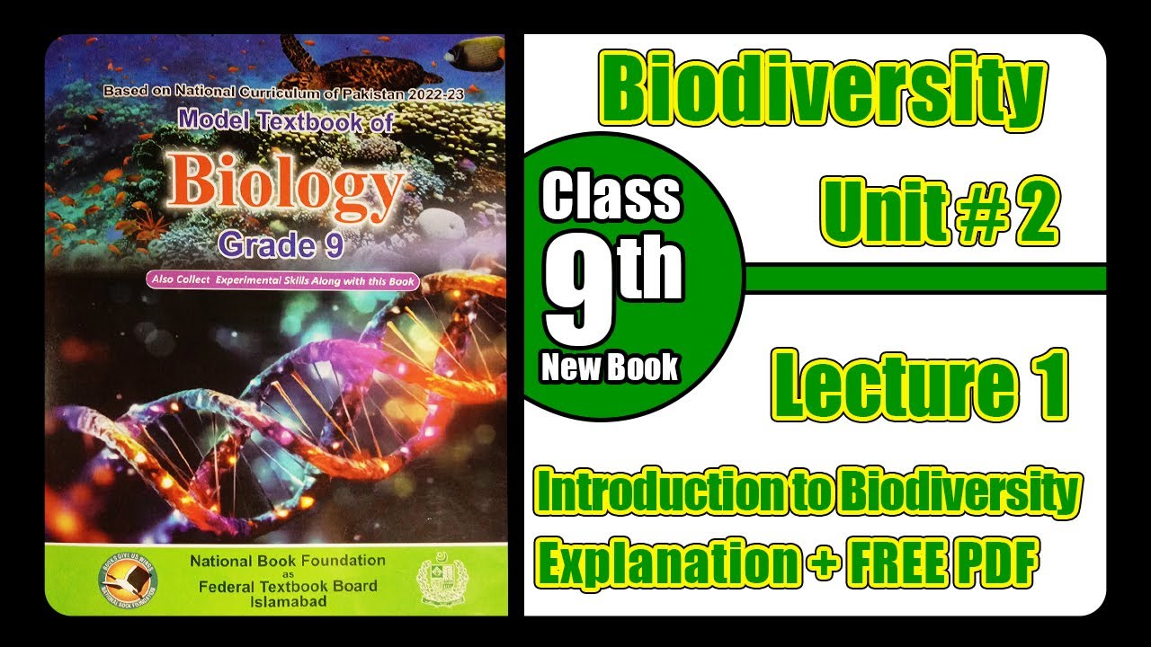 Class 9 Biology | Chapter 2 Lecture 1 | with FREE BOOK PDF | FBISE New Book NBF 2024