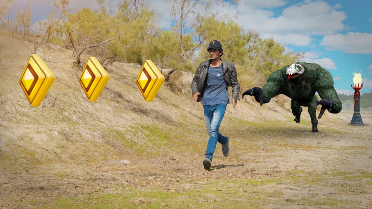 Temple Run 2 In Real Life | Demon Monkey Attack