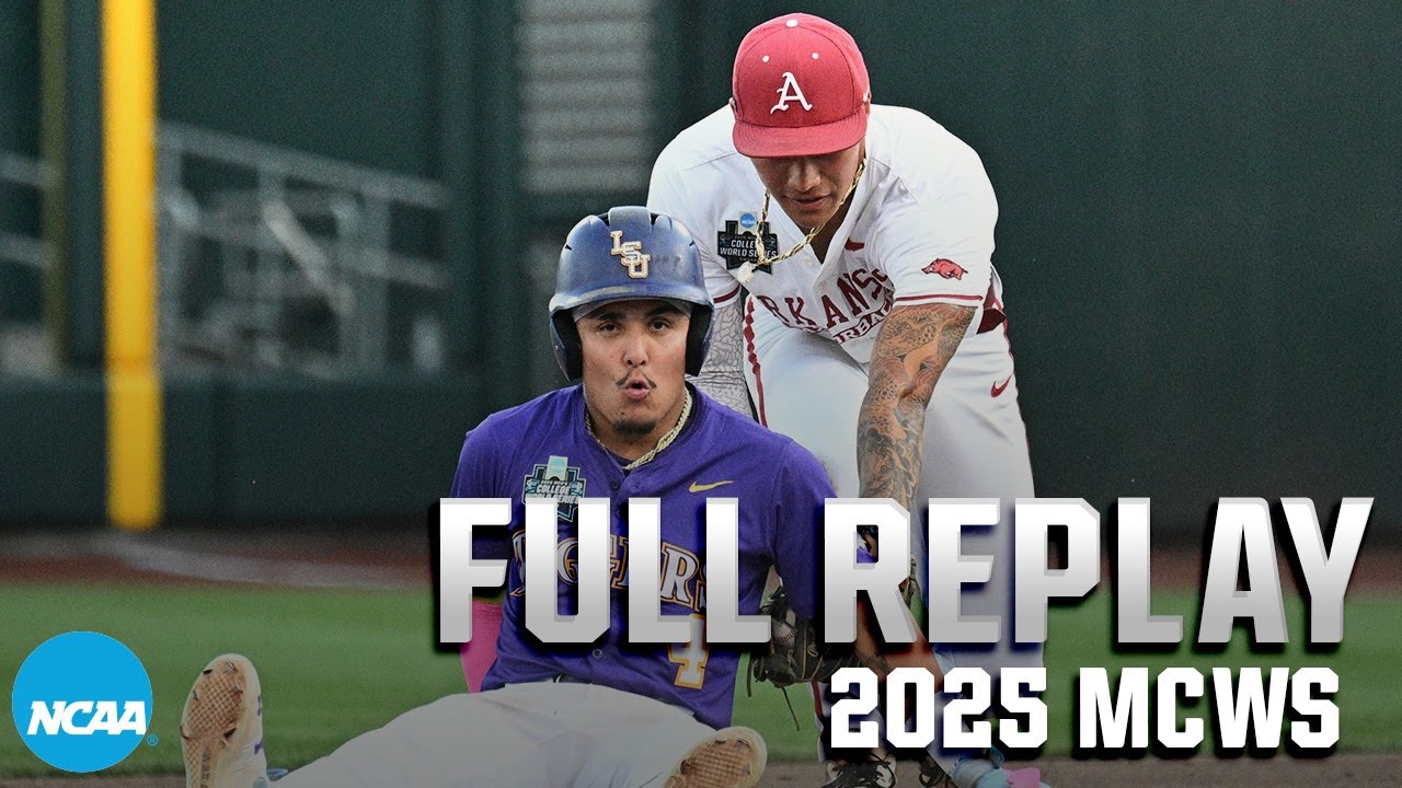 LSU vs. Arkansas: 2025 Men's College World Series | FULL REPLAY